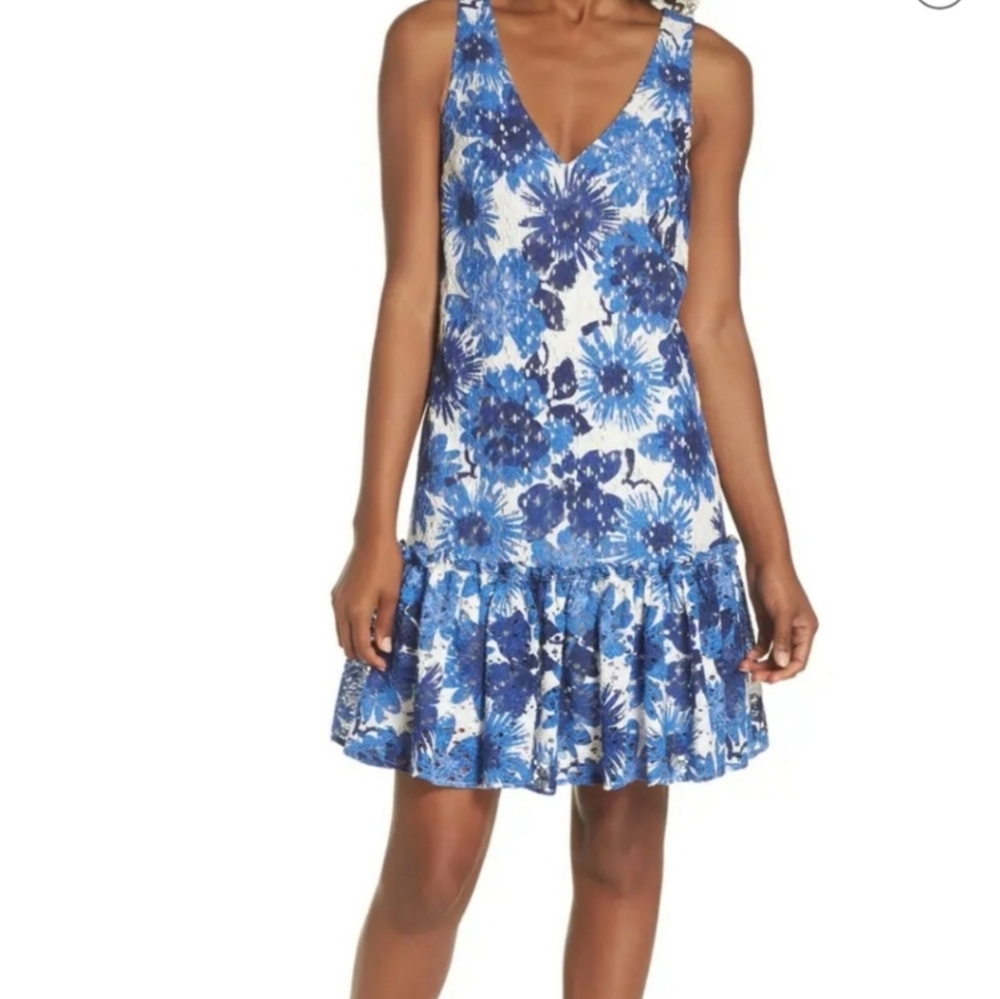 Trina Turk La Costa lace dress size XL